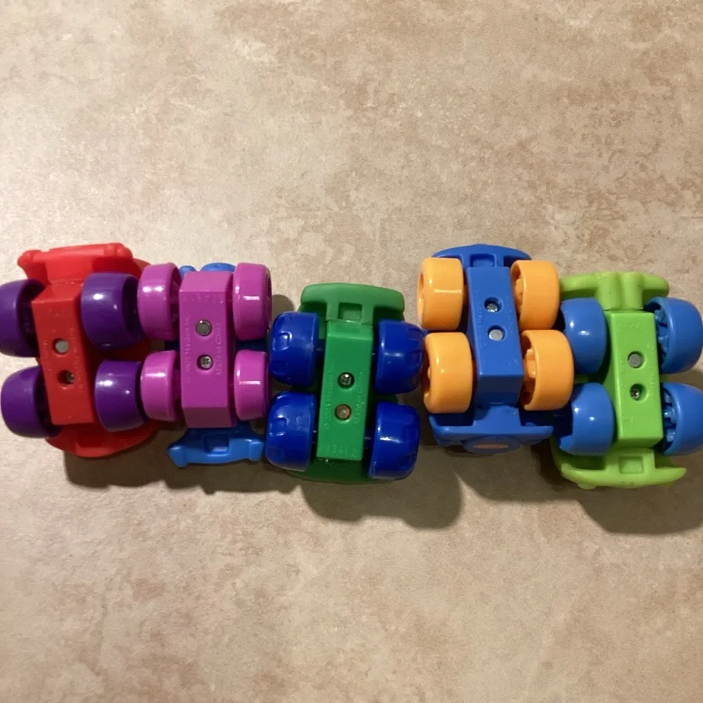 Hasbro Playskool 2005 2006 Set of Five Soft Cars